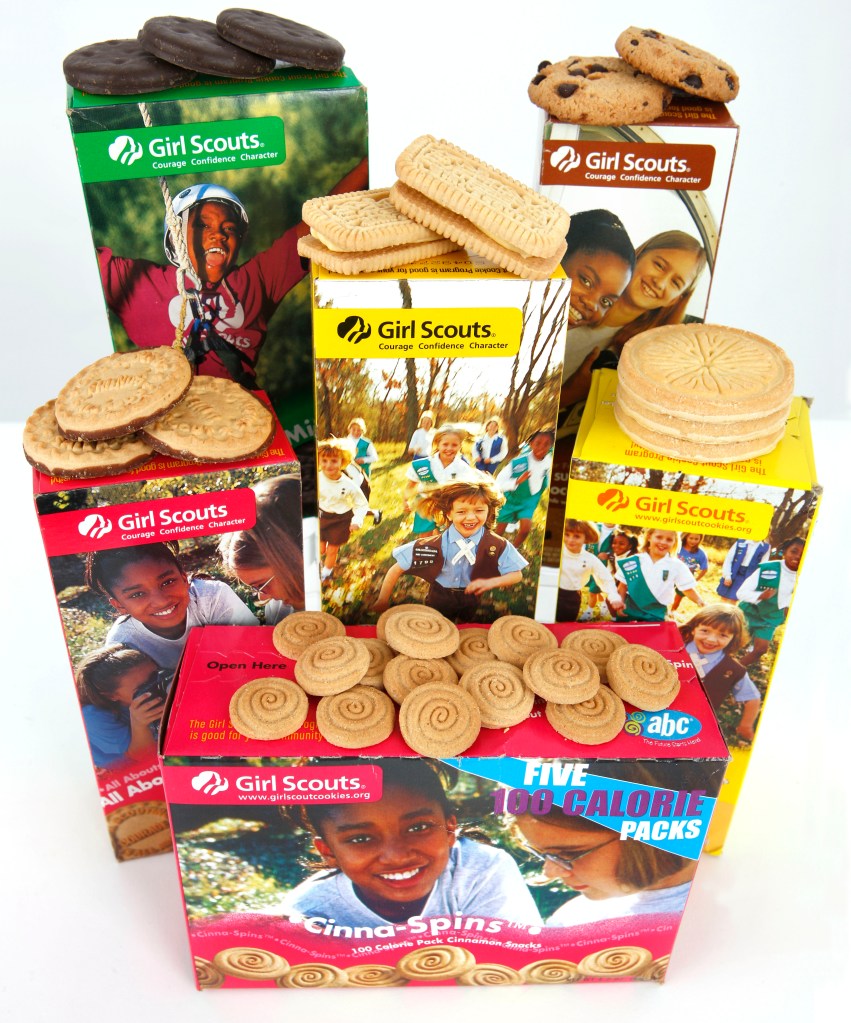 Girl Scouts cookies. 