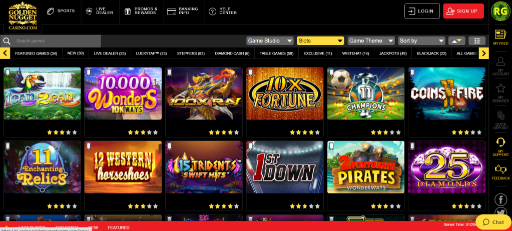 golden nugget casino free slots no deposit