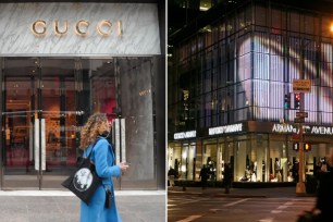 Gucci store and Fifth Avenue property