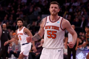 Knicks center Isaiah Hartenstein is expected to miss Tuesday's game against the Nets.