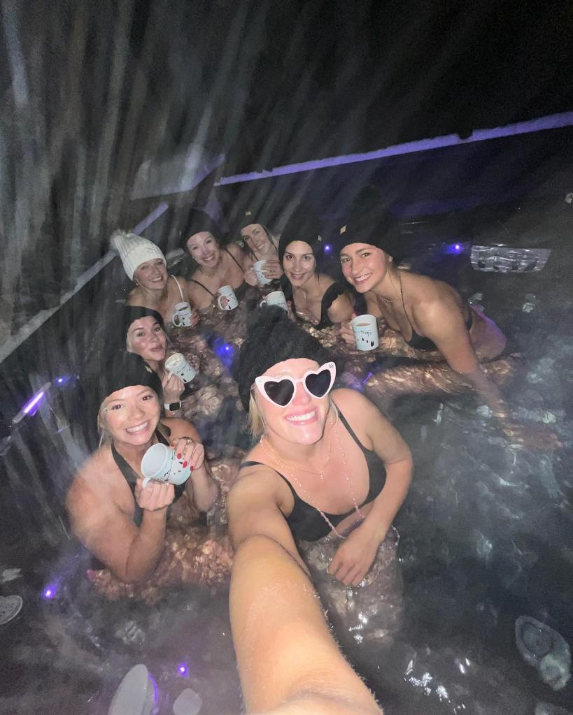 Brock Purdy's fiancée Jenna Brandt and her friends at her bachelorette party.