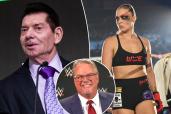 Vince McMahon, Bruce Prichard, Ronda Rousey