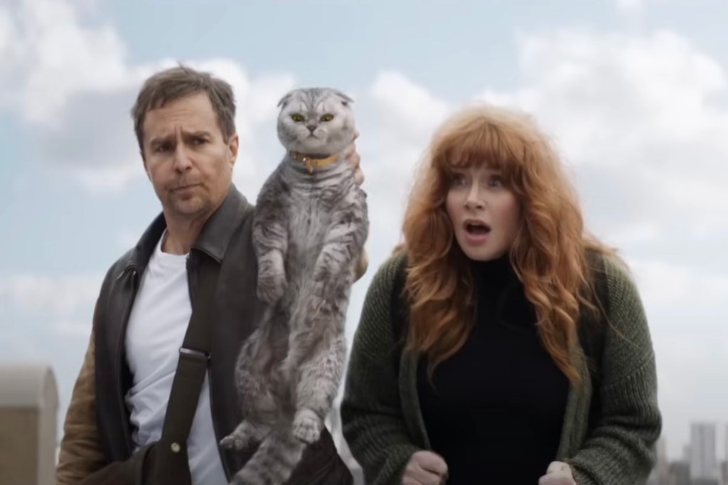 Sam Rockwell, Chip and Bryce Dallas Howard.