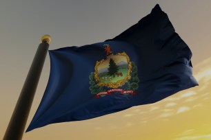 Flag of the US State of Vermont, which went live with online sports betting on Jan. 11