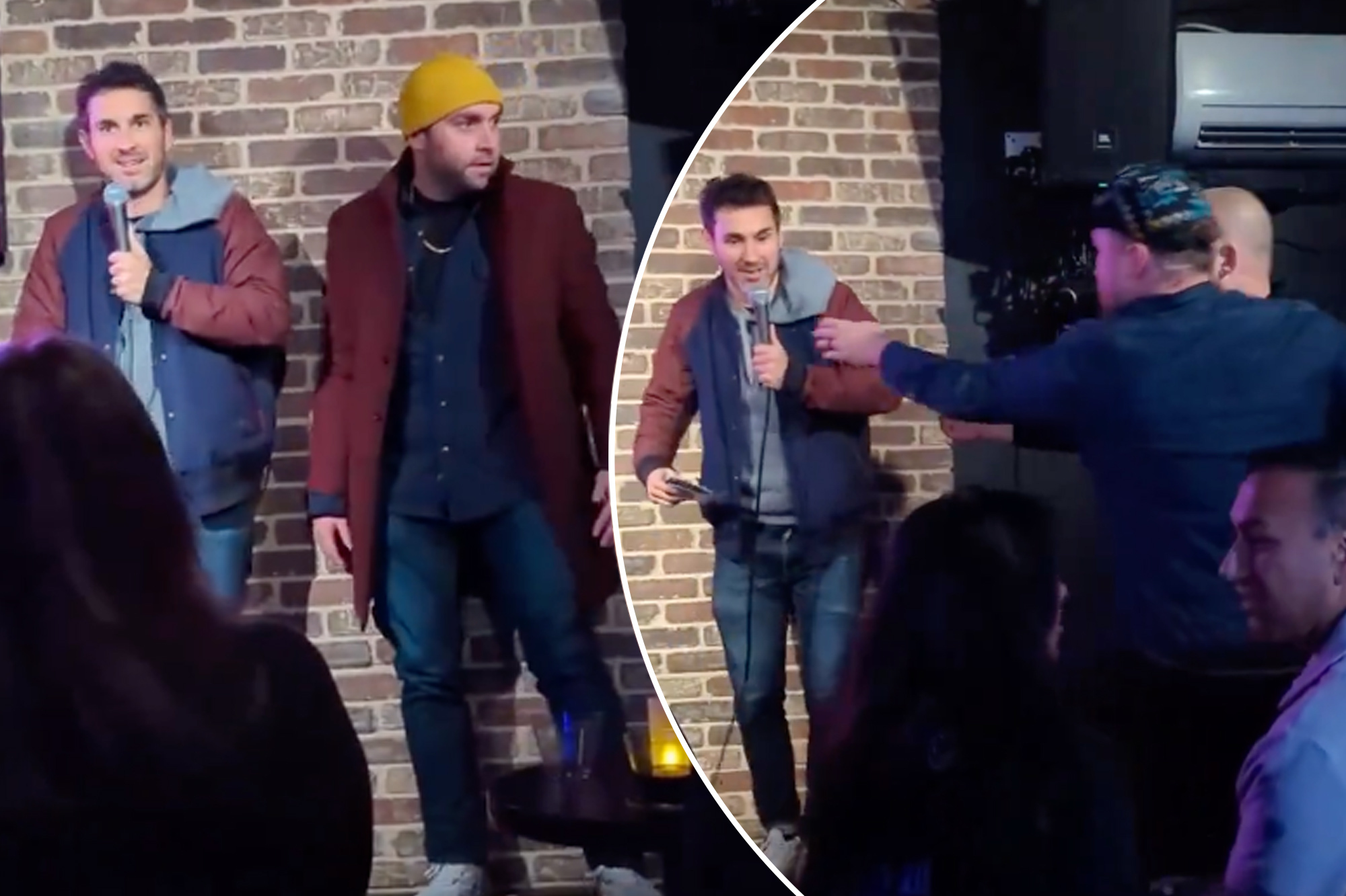 Shocking video shows comedian Mark Normand’s set cut short by ‘planned surprise’ at NYC club