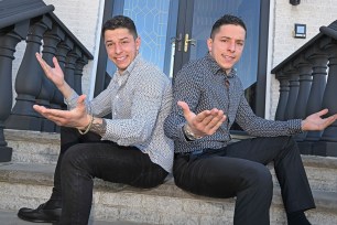 Jojo Scarlotta (left, lighter shirt) and his twin brother Nicky Scarlotta, (right, darker shirt) have become an Internet sensation with videos they have produced discussing inflation.