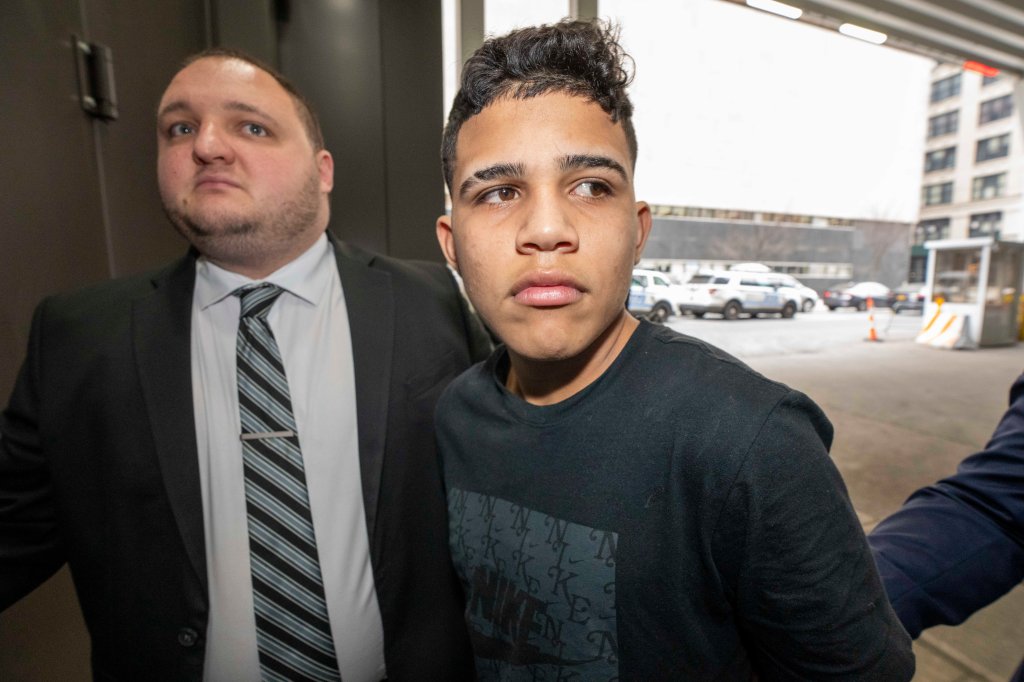 Jesus Alejandro Rivas-Figueroa appeared in Manhattan Criminal Court Saturday as he was set to be arraigned in the suspected robbery gone wrong, authorities said.