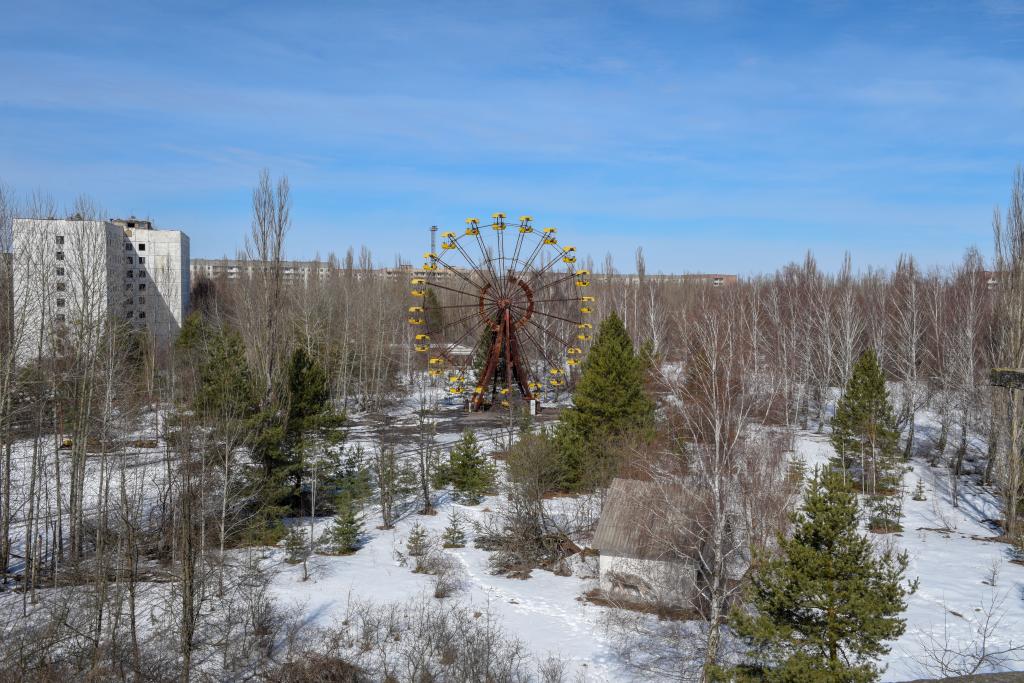 The big wheel in the abandoned city of Pripyat, Chernobyl.