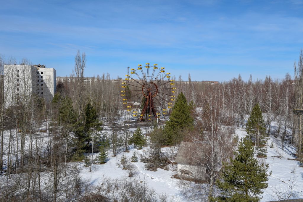 The big wheel in the abandoned city of Pripyat, Chernobyl.