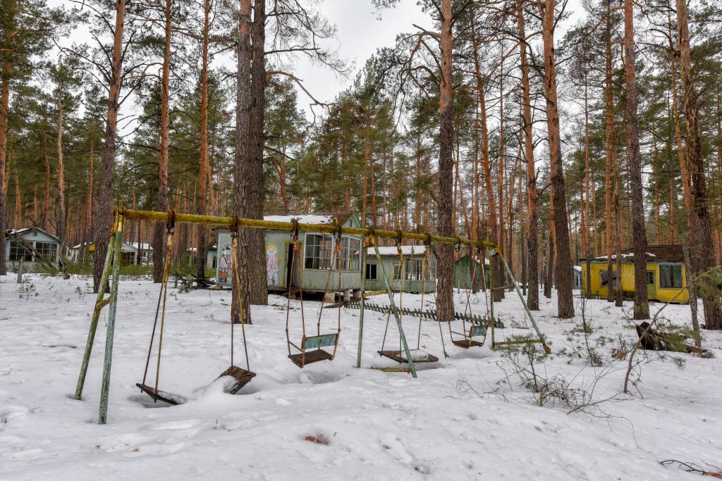 An abandonded summer camp Pripyat, Chernobyl.