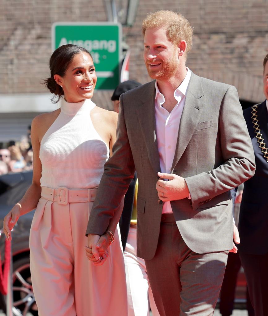 Prince Harry and Meghan Markle during the Invictus Games Dusseldorf 2023. 
