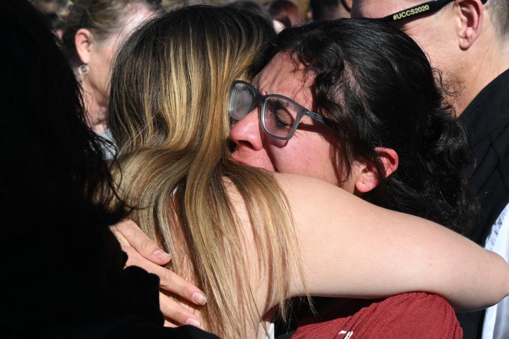 University of Colorado students mourn.