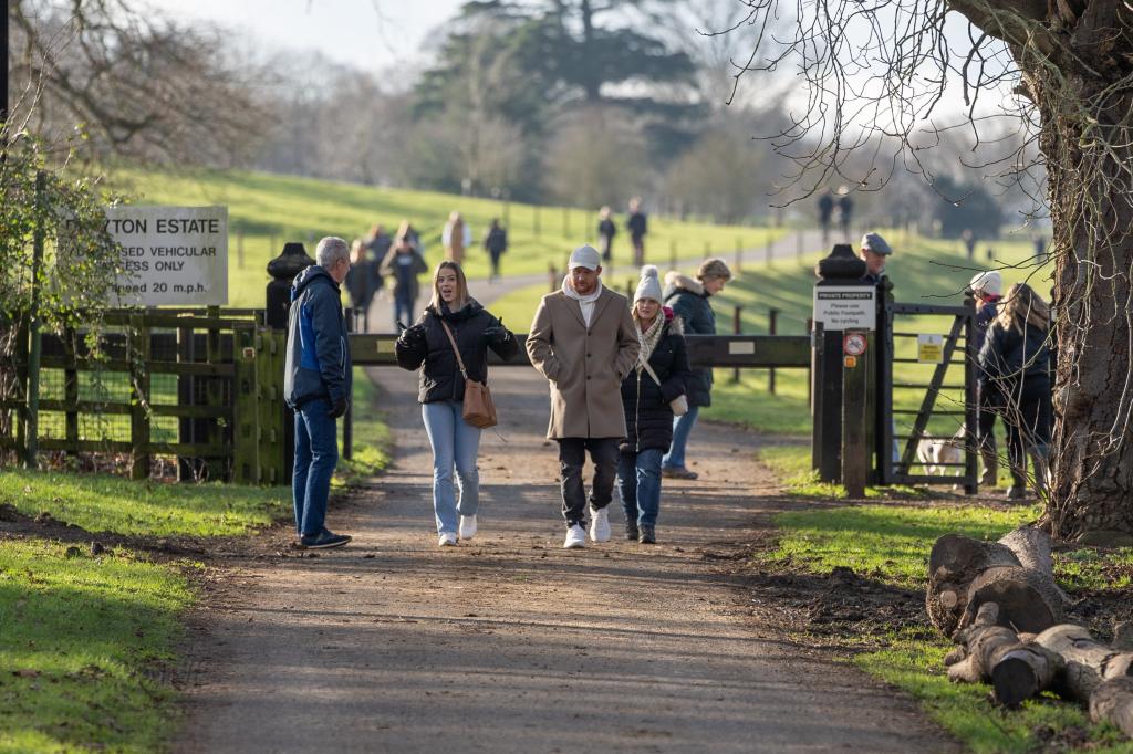 Fans swarm the small village of Lowick, Northamptonshire, to catch a glimpse of the famous Saltburn House, whose real name is Drayton House. 