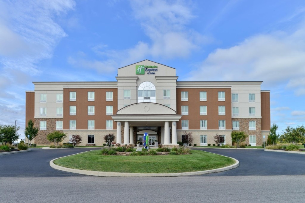 Exterior of the Holiday Inn in Terre Haute, Indiana