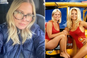 Nicole Eggert in a car with Irina Voronina. Eggert reveals more cancer found in her lymph nodes.