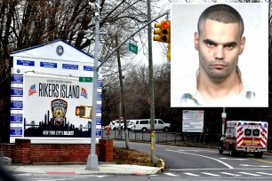 Phillip Moreno allegedly stabbed another inmate at Rikers Island on Tuesday morning.