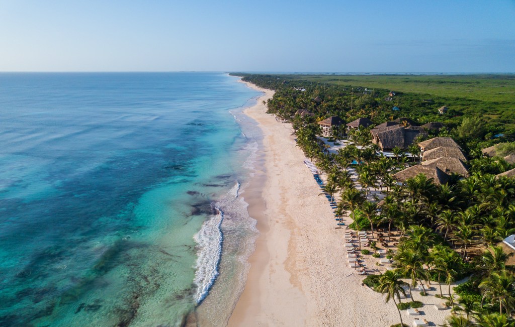 Beach in Tulum, Mexico