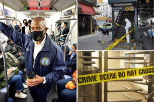 Subway crime has risen by nearly 20% year-to-date this year, new stats show.