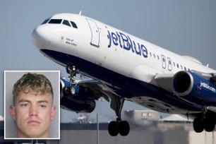 Bjorn was escorted off a JetBlue flight after making a joke about a bomb in his luggage.