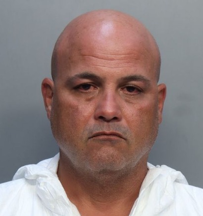 Contreras in his mugshot