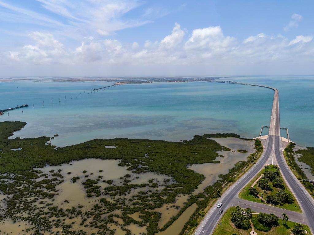 Queen Isabella Causeway, Laguna Madre, South Padre Island Texas