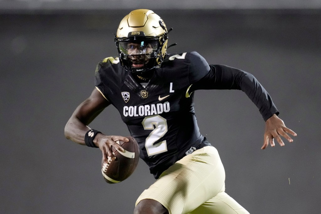 Shedeur Sanders had a strong 2023 at Colorado.