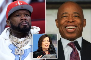 50 Cent, Mayor Adams, Kathy Hochul