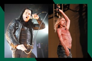 Misfits frontman Glenn Danzig (L) and Iggy Pop are headlining the 2024 No Values Fest.