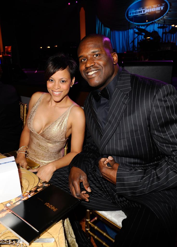 Shaq with his ex-wife Shaunie in 2008.