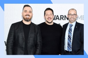 (L-R) Brian Quinn, Sal Vulcano and James Murray and Joe Gatto of truTV’s pose on the red carpet.