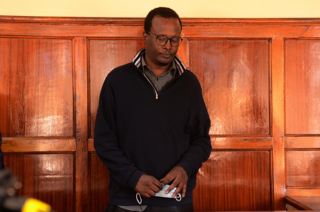 Kevin Adam Kinyanjui Kangethe appears at the Mililani law court in Nairobi, Kenya, on Jan. 31, 2024. 
