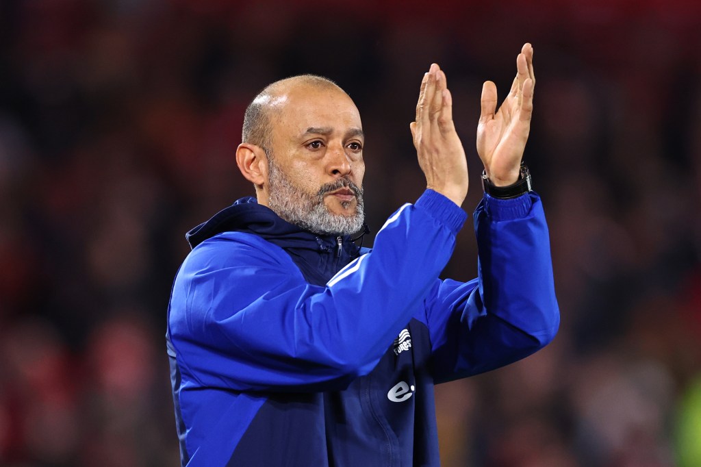 Nuno Espírito Santo the head coach / manager of Nottingham Forest during the Emirates FA Cup Fifth Round match between Nottingham Forest and Manchester United.