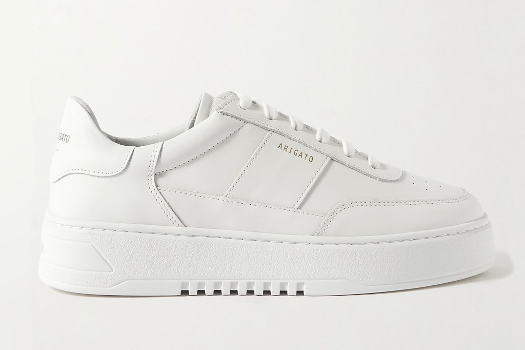 A white sneaker on a white background - courtesy of brand.