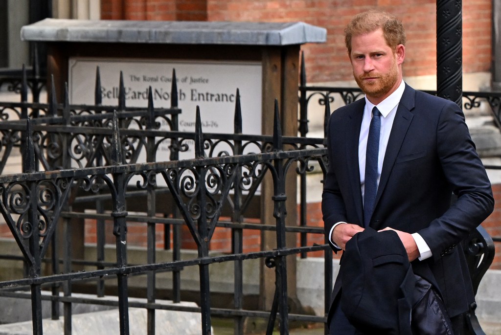 Prince Harry jetted back to California Wednesday after a short meeting with his father, King Charles.