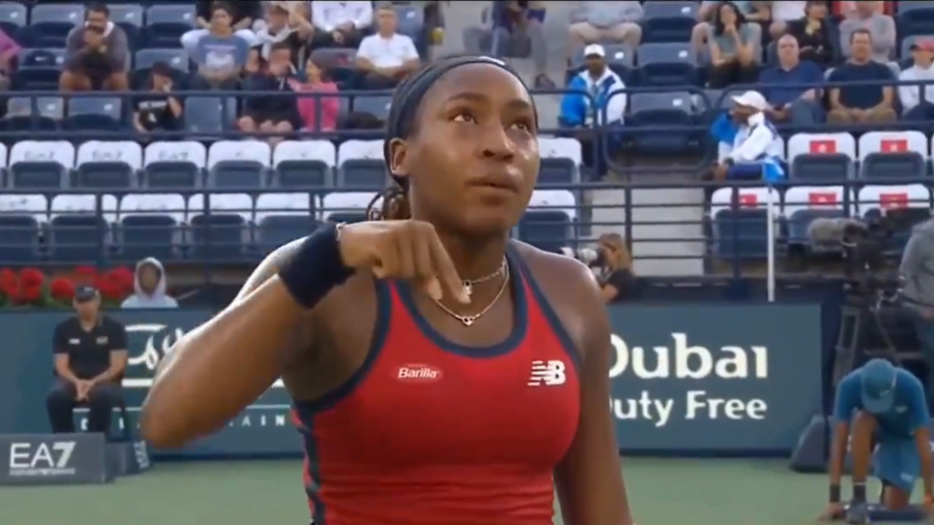 Coco Gauff demands to see the supervisor over a call, claiming it's her right to question the late out call.