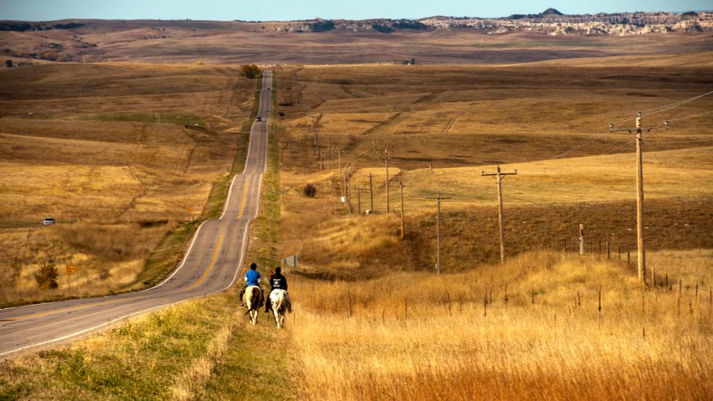 Pine Ridge Reservation in South Dakota