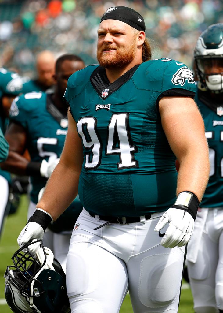 Philadelphia Eagles nose tackle Beau Allen before a game against the Cleveland Browns at Lincoln Financial Field in Philadelphia, Sunday, Sept. 11, 2016.  
