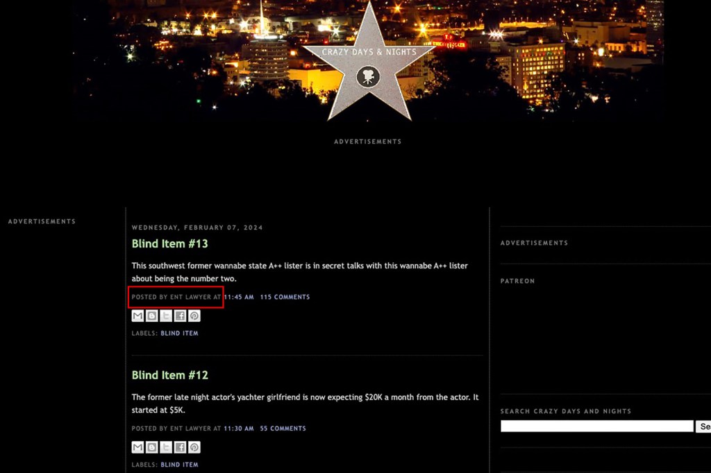 A screengrab of the website.