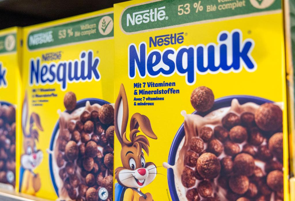Nestlé's full-year sales fell by 1.5% to about $105.54 billion, missing estimates of $106.32 billion.