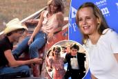 Lori Singer and Kevin Bacon in "Footloose."