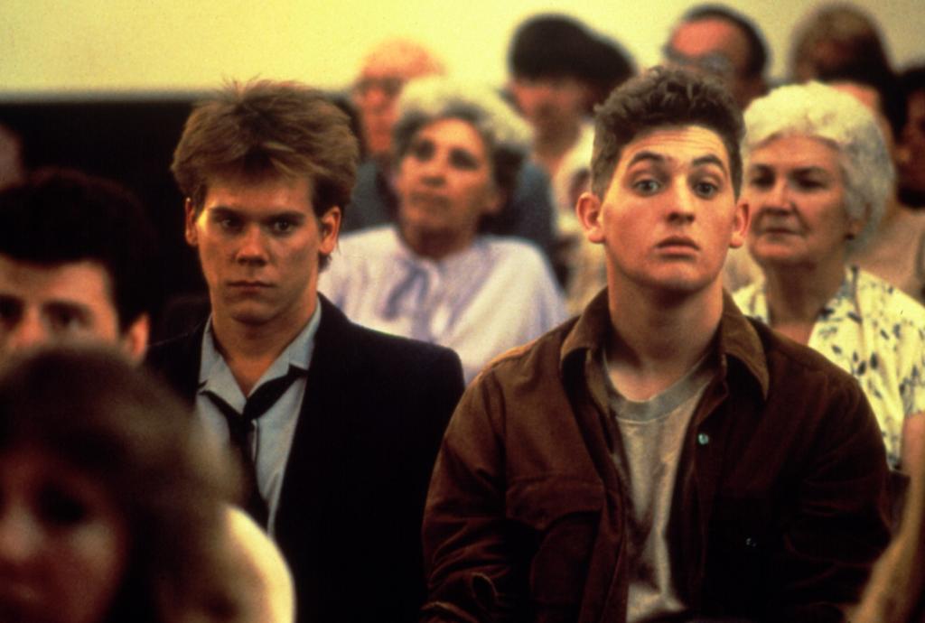 Kevin Bacon and Chris Penn in "Footloose." 