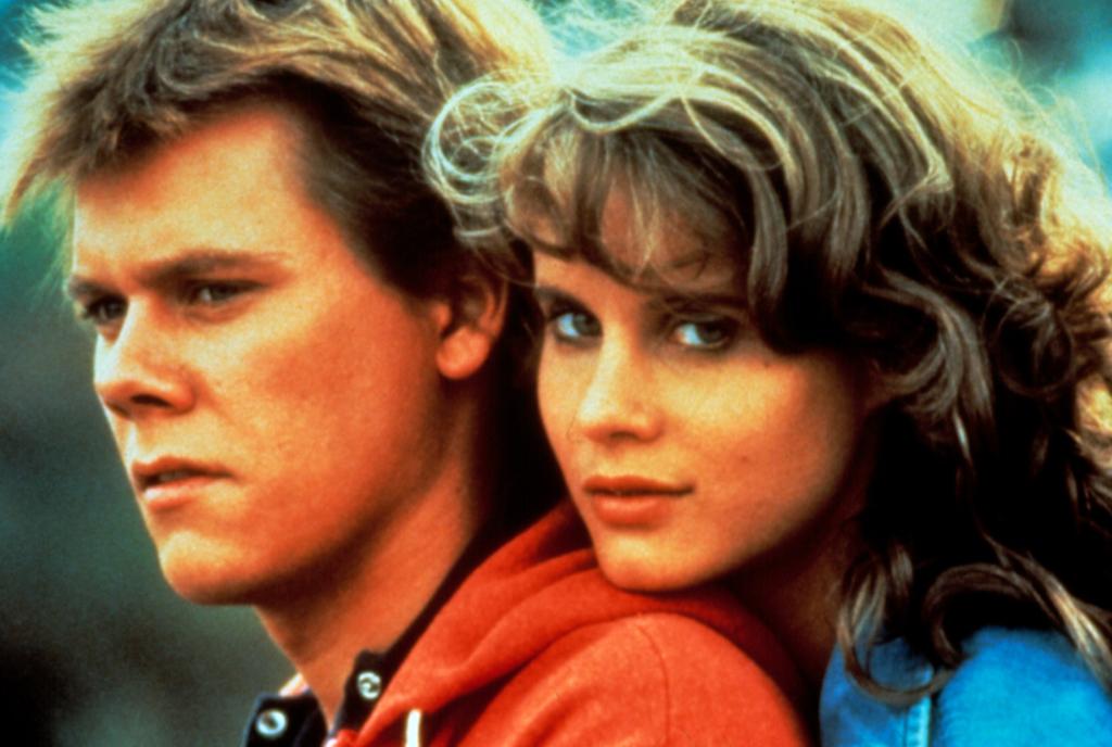 Kevin Bacon and Lori Singer in "Footloose." 