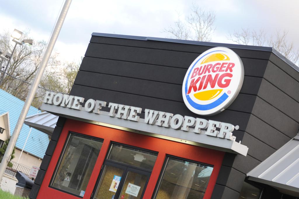 A general view of a Burger King restaurant as seen in Little Falls, NJ.