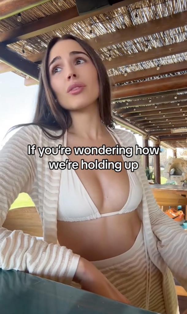 Olivia Culpo appeared to address the 49ers' Super Bowl loss in a new TikTok video.