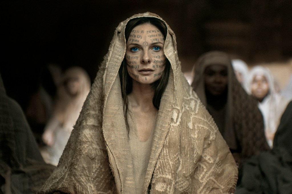 Rebecca Ferguson in a scene from "Dune: Part Two." 