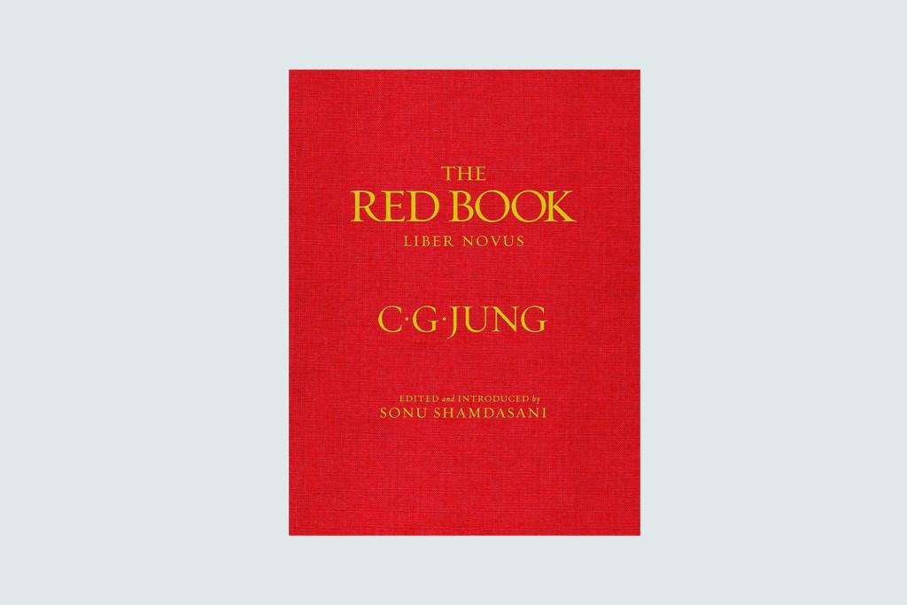 red book with gold text