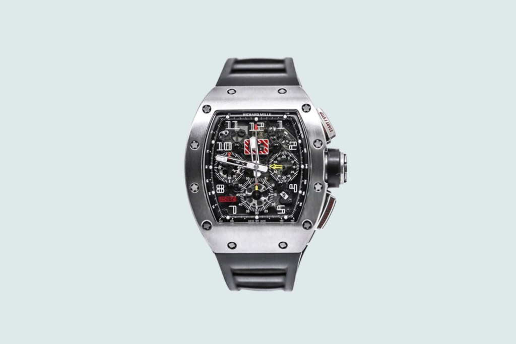 Joe Manganiello's Richard Mille "Felipe Massa" titanium watch.