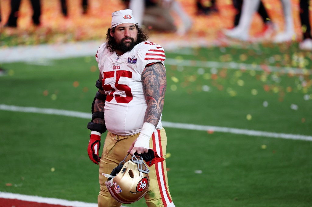 49ers offensive lineman Jon Feliciano.