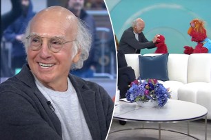 It seems like Elmo is starting February off on the wrong foot after the poor Sesame Street resident was roughhoused by Larry David when he stopped by the "Today" show on Thursday.