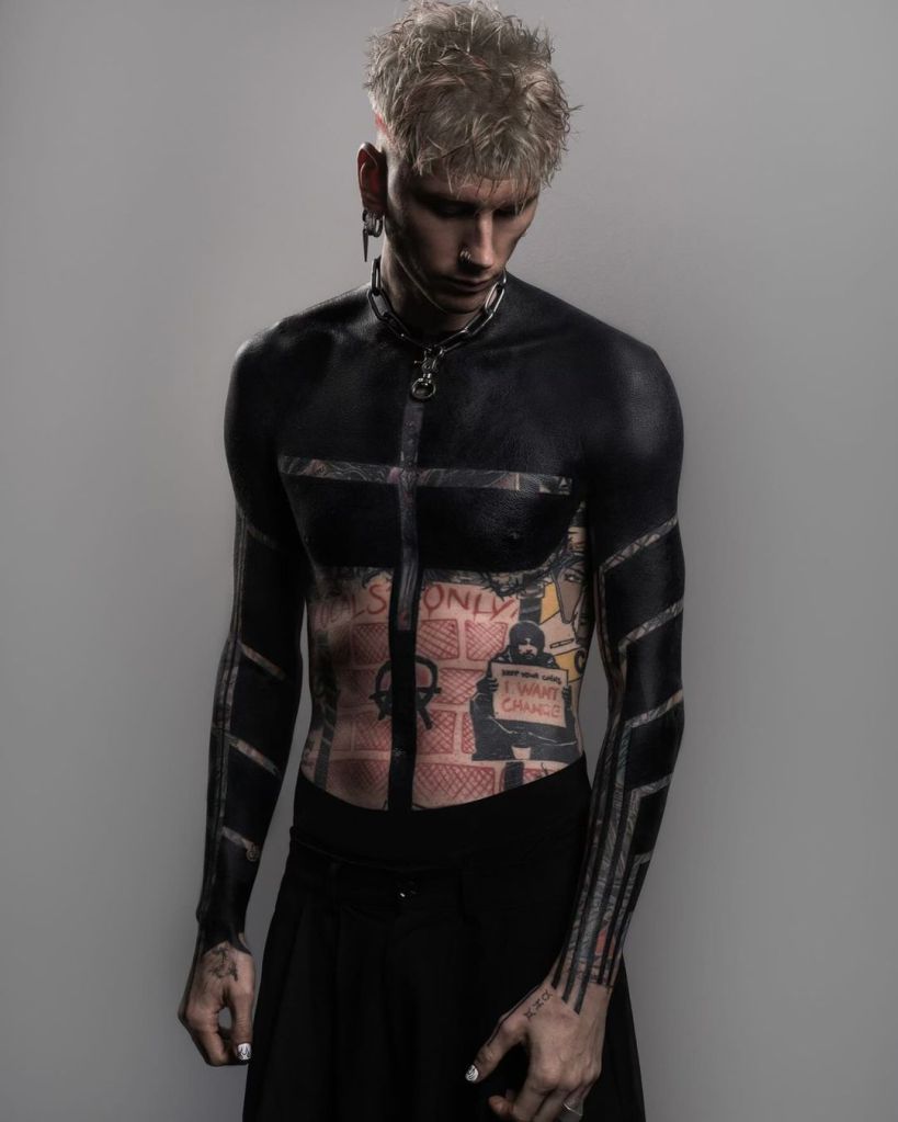 Machine Gun Kelly says he had a 'breakdown' before getting viral blackout tattoo